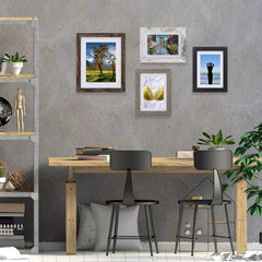 Lesen okvir za fotografije 10 x 15 cm z matiranim vložkom, 6 kosov