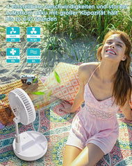 Brezžični Zložljivi Ventilator