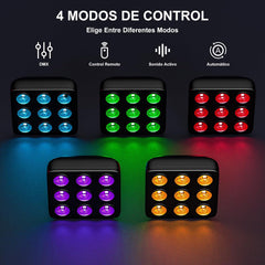 5 W RGBW LED Stenska Luč z daljinskim upravljanjem