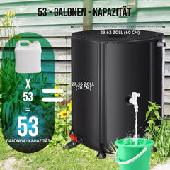 MATALDE zložljiva 200 L prenosna vodna cisterna za vrt