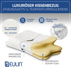 Ortopedski vzglavnik iz spominske pene za globok spanec