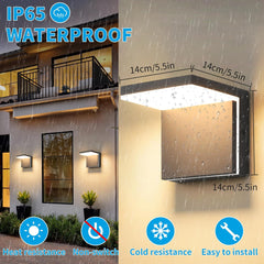 Zunanja LED stenska svetilka s toplim belim sijem