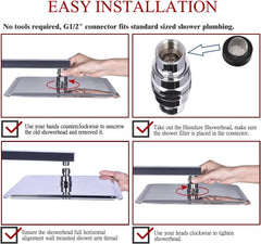 30 cm kvadratna pršna glava z visokim pritiskom