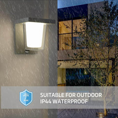 13.5 W LED Zunanja Stenska Luč s Senzorjem Gibanja