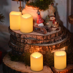 Set 6 Vodoodpornih Brezplamenskih Sveč z Daljinskim Upravljalnikom