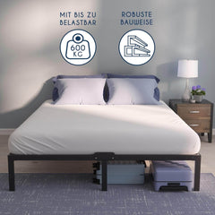 Kovinski Letveni Posteljni Okvir - 160 x 200 cm