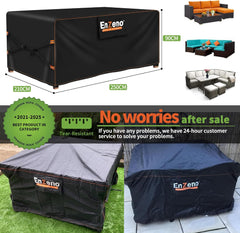 ENZENO Vodoodporna zaščitna prevleka za vrtno pohištvo - 250 × 210 × 90 cm