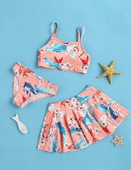 Dekliški Tridelni Bikini Set