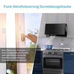 Okensko Kontaktno Stikalo in Radijska Vtičnica za Nadzor Izpuha