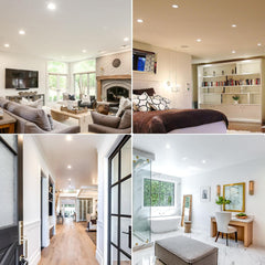 Vgradna LED usmerjena svetilka za kopalnico