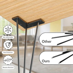 SANKEYTEW komplet 4 kovinskih nog za mizo