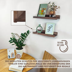 MODERNA "FLOATING" POLICA (OREH), 2 kosa