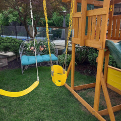 KINSPORY Otroška zunanja in notranja gugalnica