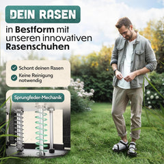 RASENKÖNIG prezračevalni čevlji za trato + nivelirni čevlji