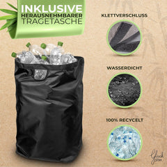 Koš za steklenice z odstranljivo torbo XXL