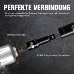 Komplet Udarnih Nasadnih Ključev - Velikosti od 9,5 do 31,8 mm