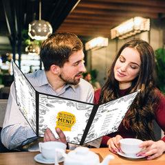 Elegantne A4 Mape za Restavracije, Bare in Kavarne (10kosov)