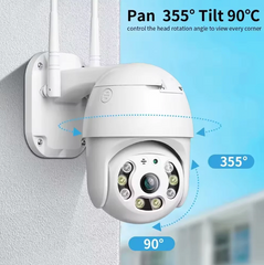 WiFi Smart Zunanja Nadzorna Kamera z Barvnim Nočnim Vidom + 32GB Spominska Kartica