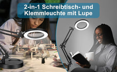 TOBEGIGA namizna lupa z led svetilko - 10x povečevalno steklo