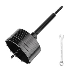 HSAWBIT 105 mm rezalna krona za beton z 220 mm SDS Plus nastavkom, iz karbidne zlitine za beton, zid in kamen