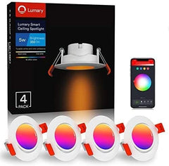 85mm RGBW LED pametna vgradna svetilka 5W, 4 kosi