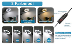 TOBEGIGA namizna lupa z led svetilko - 10x povečevalno steklo