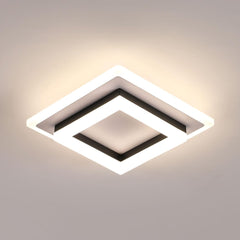 Moderna kvadratna LED stropna svetilka 24 W