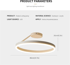 MINIFAIR 21 W moderna LED stropna svetilka z daljinskim upravljanjem