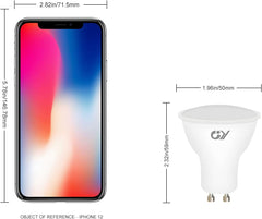 GU10 LED zatemnjiva nevtralno bela žarnica, 7 W, 4000 K, 600 lm, 6 kos