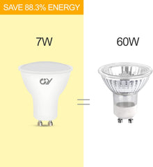 GU10 LED zatemnjiva nevtralno bela žarnica, 7 W, 4000 K, 600 lm, 6 kos