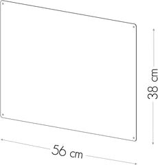 KALAMITICA magnetna jeklena tabla za kredo – antracitna