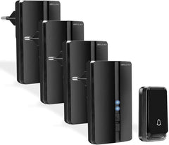 BELL4U  brezžični zvonec brez baterij z 4 sprejemniki in 51 melodijami