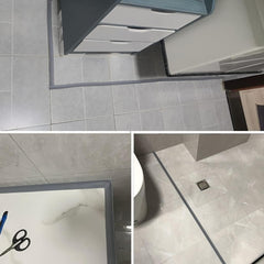 Silikonski prag za tuš proti razlivanju vode 1 m