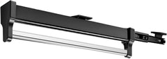 Teleskopska izvlečna obešalna palica črna - 447 mm