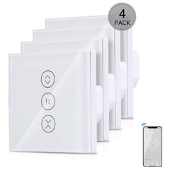 Pametno stikalo WiFi za rolete, komplet 4 kosov