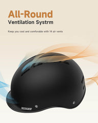 FINDWAY kolesarska čelada za kolesarjenje, e-skuter, e-kolo in rolanje - L