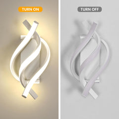 COMELY spiralna LED stenska svetilka - 4500 K