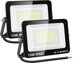LED zunanja reflektorja 2 x 75 W, 7500 lm, hladna bela svetloba