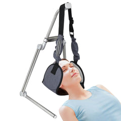 TOOGEL viseča prenosna opora za vratno trakcijo s zložljivim stojalom