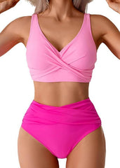 PONCEAU dvodelne pink push-up kopalke - XL