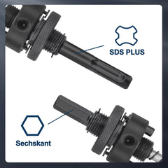 HSAWBIT HSS žaga za les s SDS Plus in šesterokotnim nastavkom