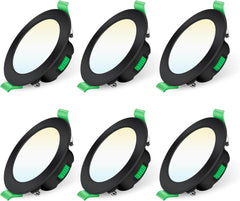 Zatemnljive LED Vgradne Stropne Svetilke - 230 V, 68 mm, 7 W (Komplet 6 kosov)
