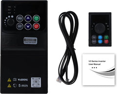 DEWIN frekvenčni pretvornik 0,75 kW, 230 V z zunanjim upravljalnikom