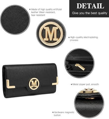 MISS LULU modna ženska torbica z denarnico