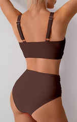 SANGDUT dvodelne push-up kopalke z viskom pasom - XXL