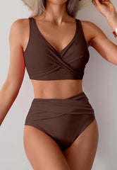 SANGDUT dvodelne push-up kopalke z viskom pasom - XXL