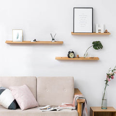 OAKERLAND masivna hrastova stenska polica - 50 x 15 cm