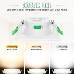 85mm LED reflektorji 230V, 7W, IP44, Dimmable