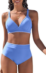 UMIPUBO dvodelne push-up kopalke z visokim pasom