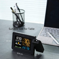 VORRINC brezžična vremenska postaja z radijem in zunanjim senzorjem merjenja temperature in vlage